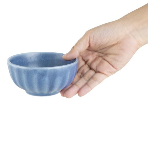 Olympia Corallite Deep Bowls Blue 105mm Pack of 12 (FU204)