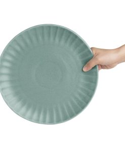 Olympia Corallite Plates Green 280mm Pack of 6 (FU206)