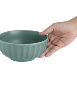 Olympia Corallite Deep Bowls Green 150mm Pack of 6 (FU208)