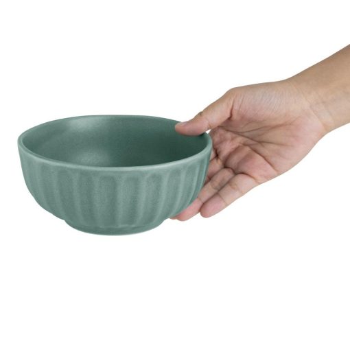 Olympia Corallite Deep Bowls Green 150mm Pack of 6 (FU208)