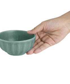 Olympia Corallite Deep Bowls Green 105mm Pack of 12 (FU210)