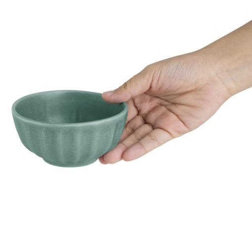 Olympia Corallite Deep Bowls Green 105mm Pack of 12 (FU210)