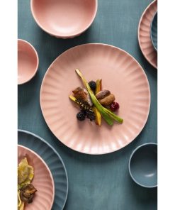 Olympia Corallite Plates Peach 280mm Pack of 6 (FU212)