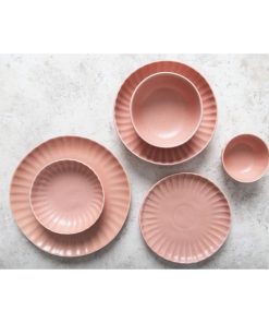 Olympia Corallite Plates Peach 280mm Pack of 6 (FU212)