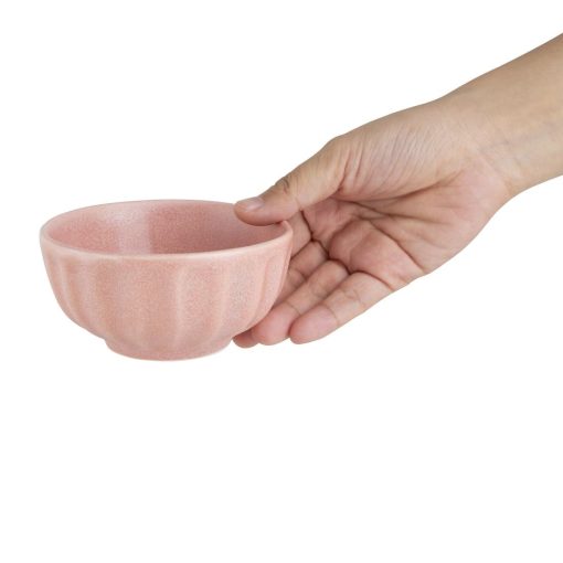 Olympia Corallite Deep Bowls Peach 105mm Pack of 12 (FU216)