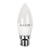 Maxim LED Candle Bayonet Cap Warm White 6W Pack of 10 (HC662)