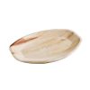 Fiesta Compostable Palm Leaf Oval Plates 360mm Pack of 100 (HT876)