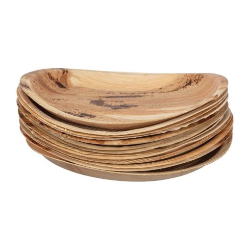 Fiesta Compostable Palm Leaf Plates Round 250mm Pack of 100 (HT877)