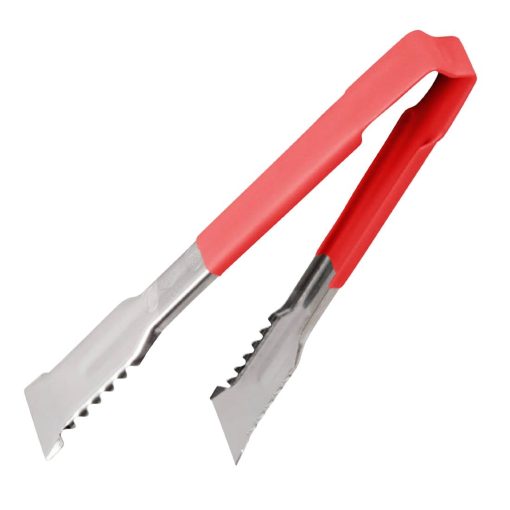 Vollrath Versagrip Tongs Flat Red 9-5 (HY162)