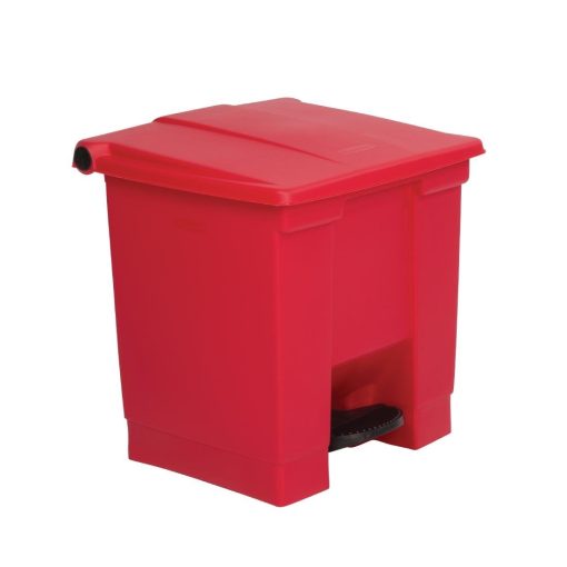 Rubbermaid Step On Pedal Bin Red 30-5Ltr (K803)