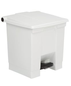 Rubbermaid Step On Pedal Bin White 30-5Ltr (K805)