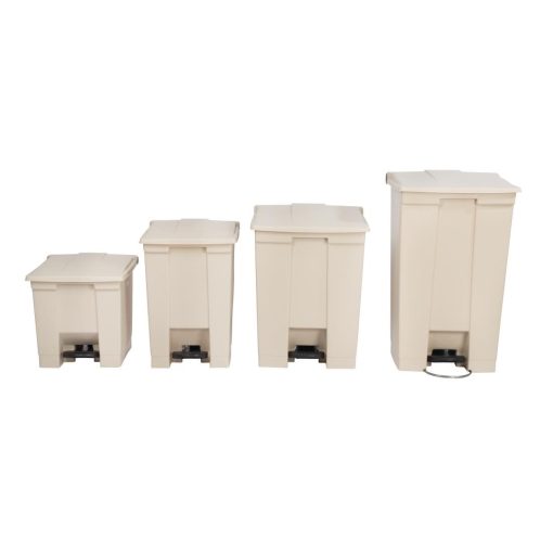 Rubbermaid Step On Pedal Bin Beige 45-5Ltr (K808)