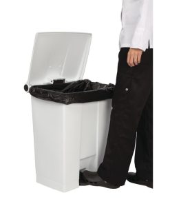 Rubbermaid Step On Pedal Bin White 68Ltr (K880)