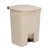 Rubbermaid Step On Pedal Bin Beige 68Ltr (L374)