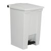 Rubbermaid Step On Pedal Bin White 45-5Ltr (L381)