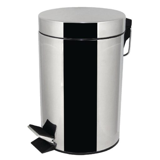 Bolero Stainless Steel Pedal Bin 3ltr (L427)