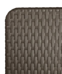 Bolero Rattan Rectangular Centre Folding Table Brown 6ft (GR771)