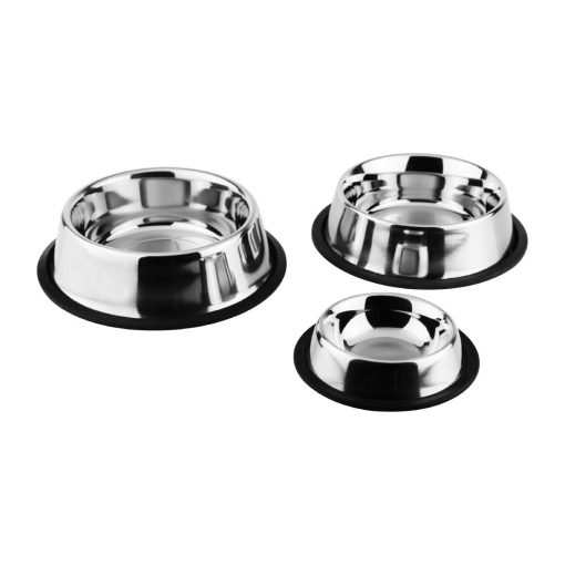 Bolero Stainless Steel Medium Dog Bowl 200mm (HC398)