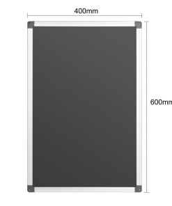 Olympia Black Magnetic Board 400x600mm (HS806)