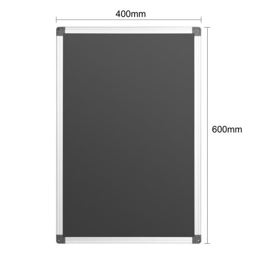 Olympia Black Magnetic Board 400x600mm (HS806)