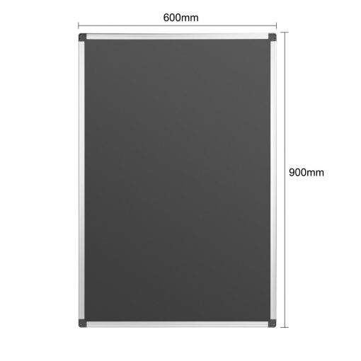 Olympia Black Magnetic Board 600x900mm (HS807)