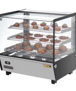 Buffalo Square Countertop Heated Display Merchandiser 120Ltr (HW923)