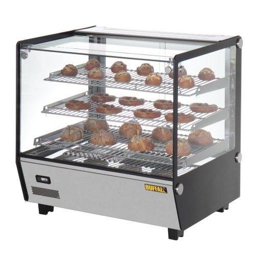 Buffalo Square Countertop Heated Display Merchandiser 120Ltr (HW923)