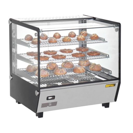 Buffalo Square Countertop Heated Display Merchandiser 120Ltr (HW923)