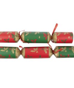 Fiesta Recyclable Plastic Free Christmas Crackers 12 Pack of 25 (HW959)