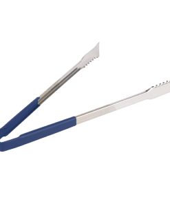 Vollrath Versagrip Tongs Flat Blue 16 (HW992)