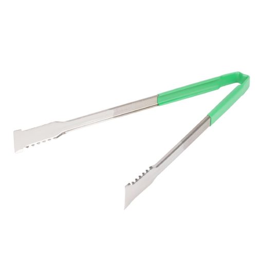 Vollrath Versagrip Tongs Flat Green 16 (HW996)