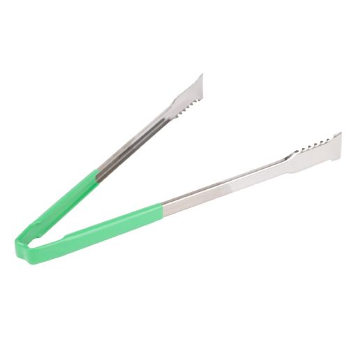 Vollrath Versagrip Tongs Flat Green 16 (HW996)