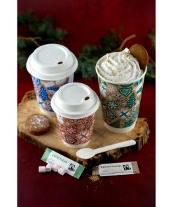 Vegware Double Wall 2024 Xmas Cup 79-Series - 8oz Pack of 500 (HX492)