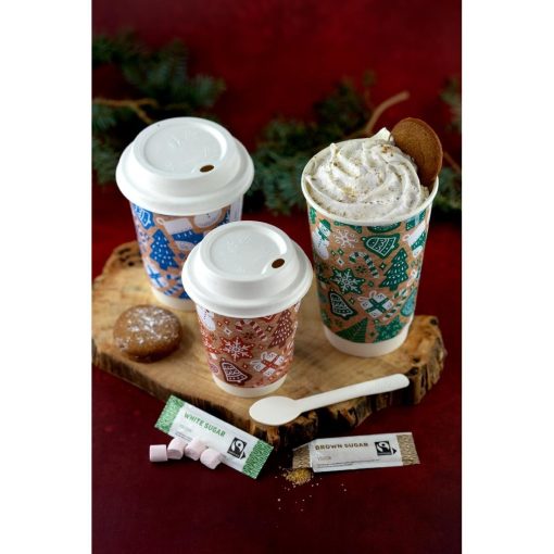 Vegware Double Wall 2024 Xmas Cup 79-Series - 8oz Pack of 500 (HX492)