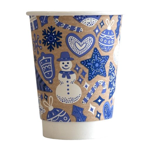 Vegware Double Wall 2024 Xmas Cup 89-Series - 12oz Pack of 500 (HX493)