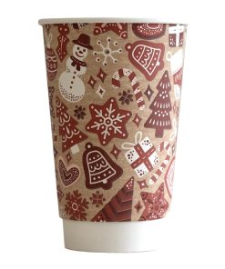 Vegware Double Wall 2024 Xmas Cup 89-Series - 16oz Pack of 400 (HX494)