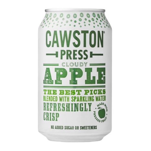 Cawston Press Sparkling Cloudy Apple Drink 330ml Pack of 24 (HY395)