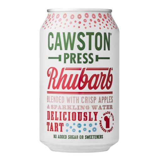 Cawston Press Sparkling Rhubarb Drink 330ml Pack of 24 (HY396)