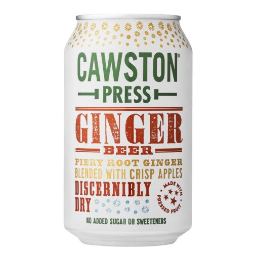 Cawston Press Sparkling Ginger Beer Drink 330ml Pack of 24 (HY398)