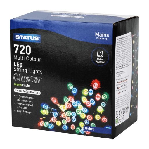 Status Nybro 720 Multi Coloured LED Indoor-Outdoor String Lights (HY742)