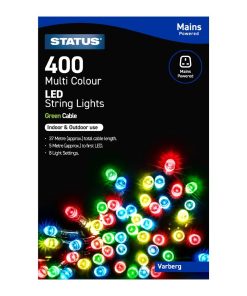 Status Varberg 400 Multi Coloured LED Indoor-Outdoor String Lights (HY743)