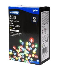 Status Varberg 400 Multi Coloured LED Indoor-Outdoor String Lights (HY743)