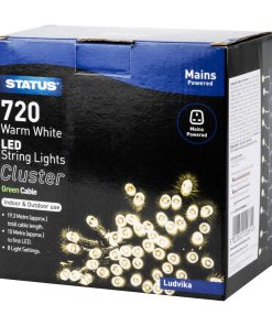 Status Ludvika 720 Warm White LED Indoor-Outdoor String Lights (HY744)