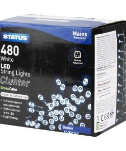 Status Boden 480 Cool White LED Indoor-Outdoor String Lights (HY746)