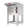 Zanolli EP70 4-MC Double Deck Electric Pizza Oven with Stand Single Phase (HZ016-1PH)