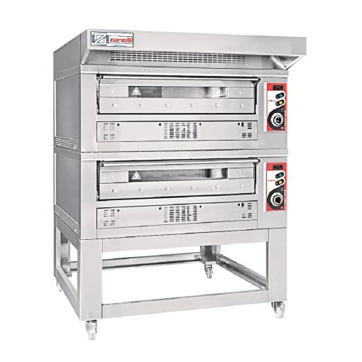 Zanolli EP70 4-MC Double Deck Electric Pizza Oven with Hood Single Phase (HZ017-1PH)