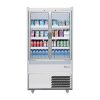 Williams Slimline Gem Multideck Fridge Stainless with Hinged Front Door R100-SCD-HFD (HZ273)