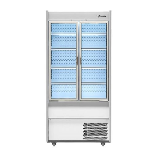 Williams M-Series Gem Multideck Fridge Stainless with Hinged Front Door M100-SCD-HFD (HZ283)