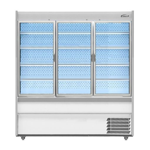 Williams M-Series Gem Multideck Fridge White with Hinged Front Door M180-WCD-HFD (HZ288)