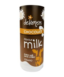 Delamere Dairy Chocolate Flavour Milk 235ml CartoCan Pack of 12 (KA258)